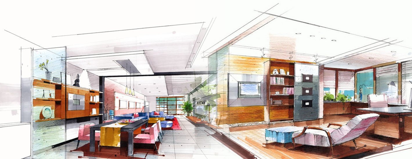 Hand Drawing for Interior Designer