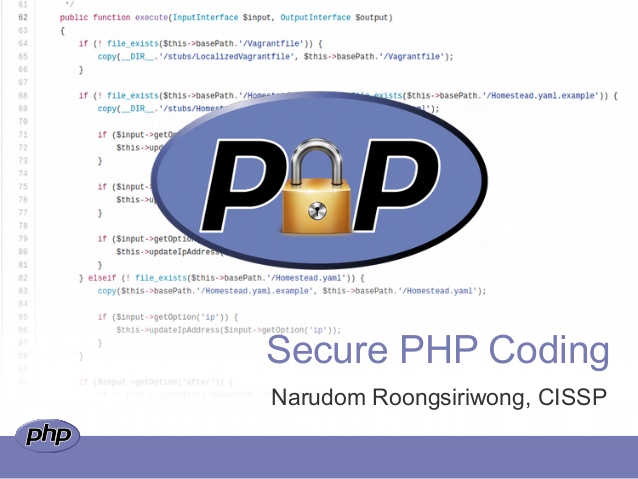 Secure Coding with PHP